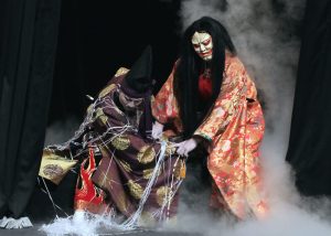 The Asahigaoka Kagura troupe performs in Hiroshima