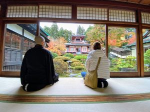 Sarah Achilles in Dairyu-ji Temple