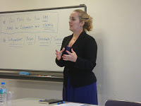 HRM - Empowerment, that's HRM's mission Ruth giving a speech about her book to HRM
