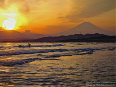 Enoshima Island Sunset