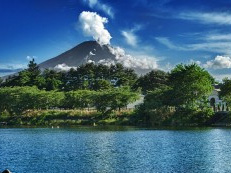 Mt Fuji and Lake Kawaguchiko