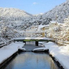 Kinosaki onsen on deep japan