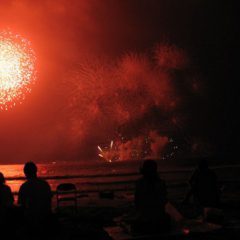 Enoshima Island Spa Kamakura Fireworks Festival