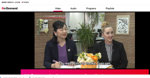 Jarman CEO Business Advisor on NHK for International Businesspeople in Japan