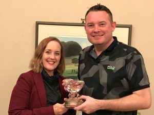 Winner of September Jarman International Virtual Charity Golf Cup / Kieron Cashell