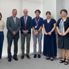 Jarman International's Austin Auger, Paul Walsh and Emi Onishi lead a seminar on "Nurturing Global Personnel" for Shizuoka Prefecture