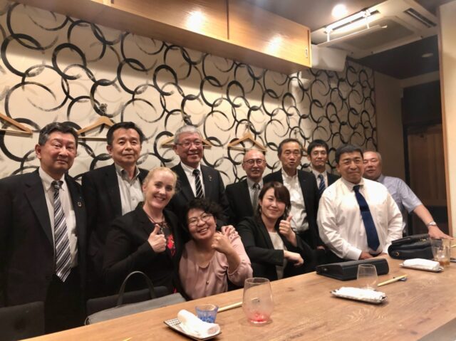 Jarman International CEO, Ruth Jarman, speaks at North Miyazaki Corporate Association’s General Meeting in Nobeoka, Miyazaki Japan.