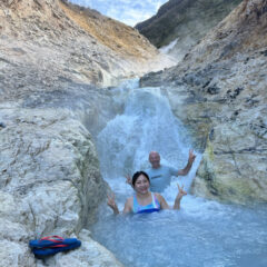 Jarman team visited "extreme onsen" in Fukushima